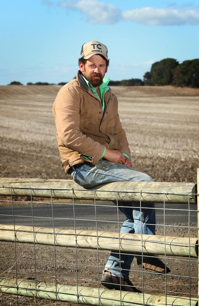 Wingeel CFA volunteer Kane McDonald is unhappy about fire services levy. Picture: Alison Wynd