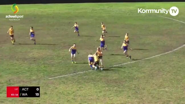 Replay: 12 Years and Under Australian Football - ACT v WA (Boys)