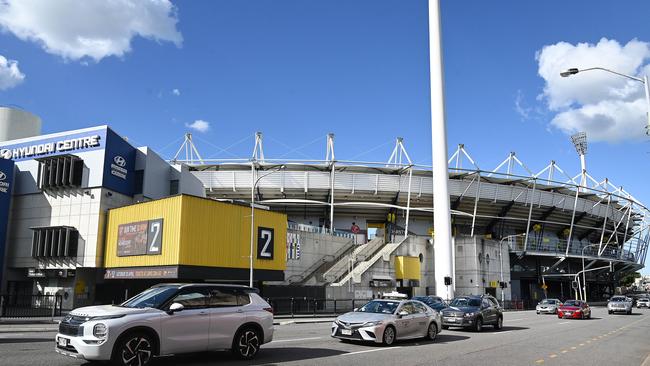 Former coalition sport minister Richard Colbeck said the Morrison government was bushwhacked when the Gabba was named for the Olympics. Picture: NCA NewsWire / John Gass