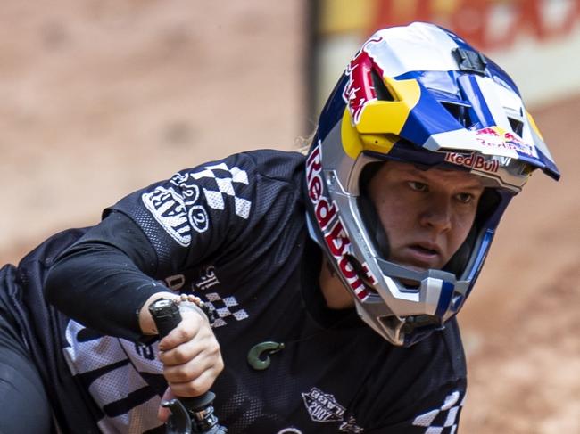 Harriet Burbidge-Smith performs during  the Women's Speed and Style at Crankworx World Tour 2022 Stop 3 in Cairns, Australia on October 6, 2022 // Graeme Murray / Red Bull Content Pool // SI202210060249 // Usage for editorial use only //