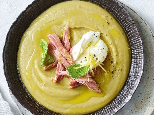 This pea and ham soup is a winner during winter.