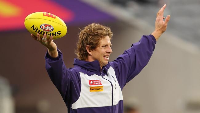 Nat Fyfe played a key role in Fremantle’s comeback against Richmond. Picture: Paul Kane/Getty Images