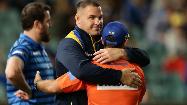 Anthony Watmough is prepared to train in pre-season to receive payment for 2018 season. Picture: Brett Costello