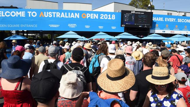 Many interstate tennis fans attend the event.