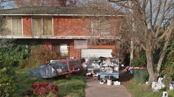 A hoarder’s house on Windred St is infamous for its continuous council clean ups. Picture: Google