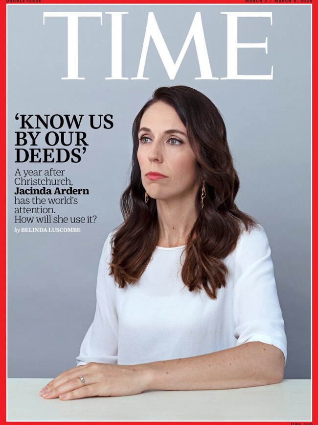 Jacinda Ardern made the cover of Time magazine in 2020.