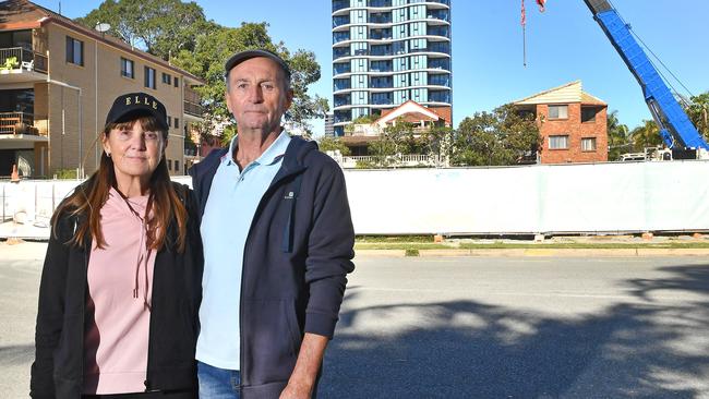 Residents Sue and Mark Jamieson have lived in Surfers Paradise for more than 30 years. Picture: John Gass