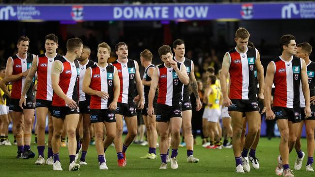 It’s not going to get any easy for the Saints. Picture: Michael Willson/AFL Photos