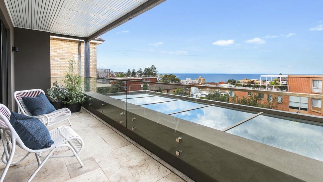 Television personality Cameron Williams has listed his home in Coogee, which comes with ocean views from both levels. Picture: realestate.com.au