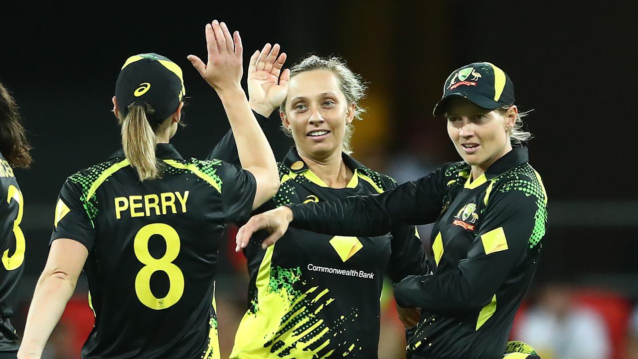 Ashleigh Gardner enjoyed a monster series against India. Picture: Getty