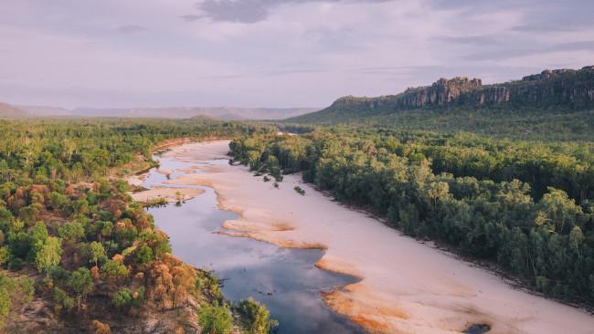 70/71Arnhem Land - Northern Territory
In the north-eastern corner of the state is a landscape of epic beauty that is accessible by invite only. If you want the chance to see the wetlands, savannah, beaches and rainforest of Arnhem Land - which has the Yolngu People as traditional owners - you'll need a permit. Picture: Tourism NT/Rachel Stewart