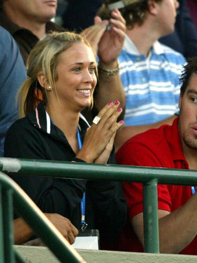 Bec was always supporting Lleyton.