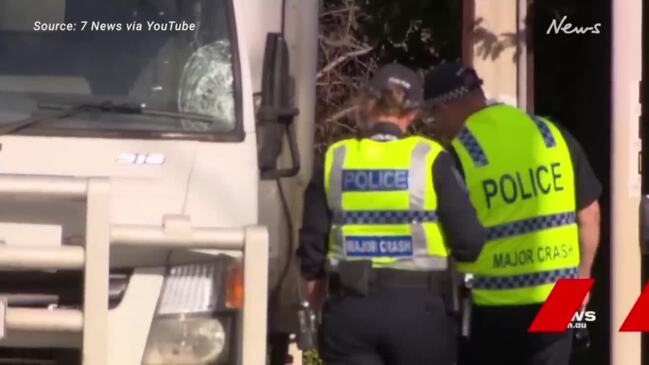 Moment before truck hit students outside Marryatville High School