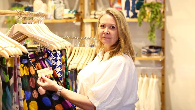 Gorman, a new fashion and homewares store, will open at Cairns Central this week. Assistant Manager Michelle Harding prepares the new store for the opening day. Picture: Brendan Radke