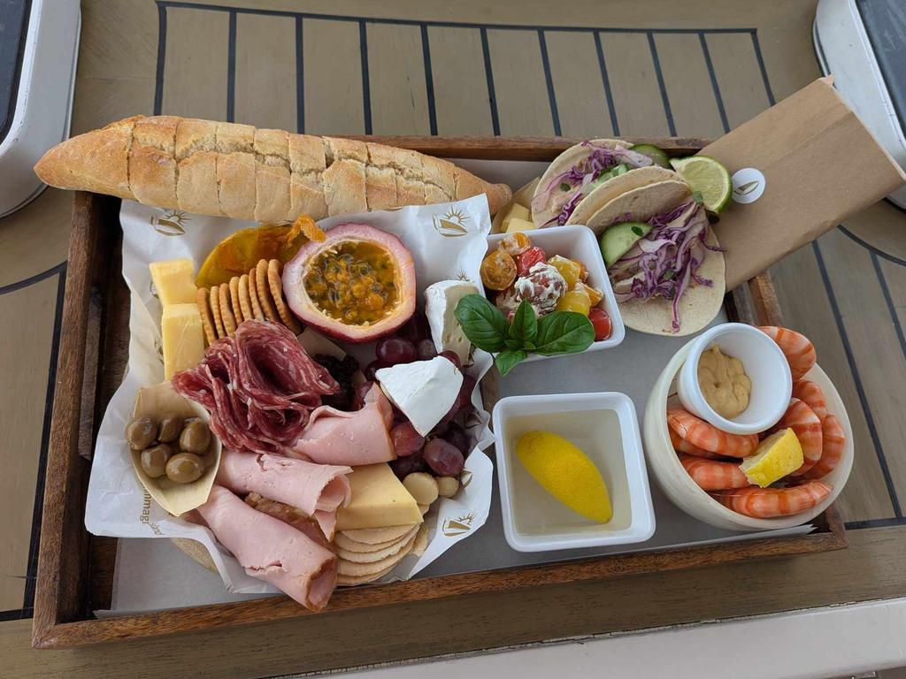 They keep guests well fed with delicious platters featuring local seafood. Picture: news.com.au