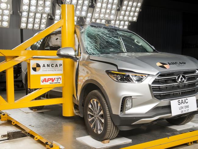 Safety software and a solid chassis earned the LDV D90 a high five star rating. <i>Picture: Supplies</i>