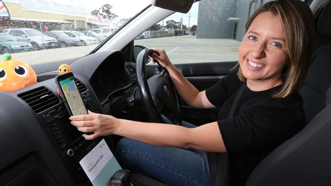 Chinese ridesharing giant Didi launched in Melbourne after a test period in Geelong. Picture: Mike Dugdale