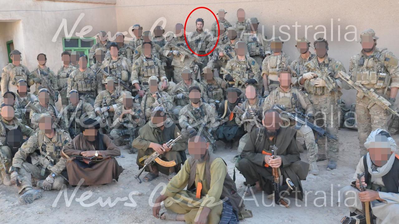 The squadron in which VC recipient Ben Roberts-Smith (circled) served, the Second Special Air Service Squadron, will be disbanded.