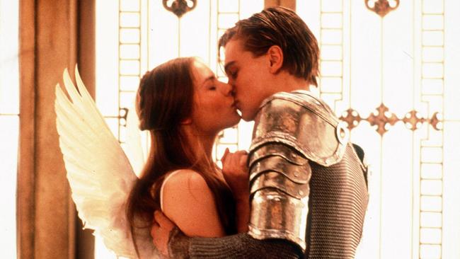 Claire Danes stealing the kiss every girl wanted.