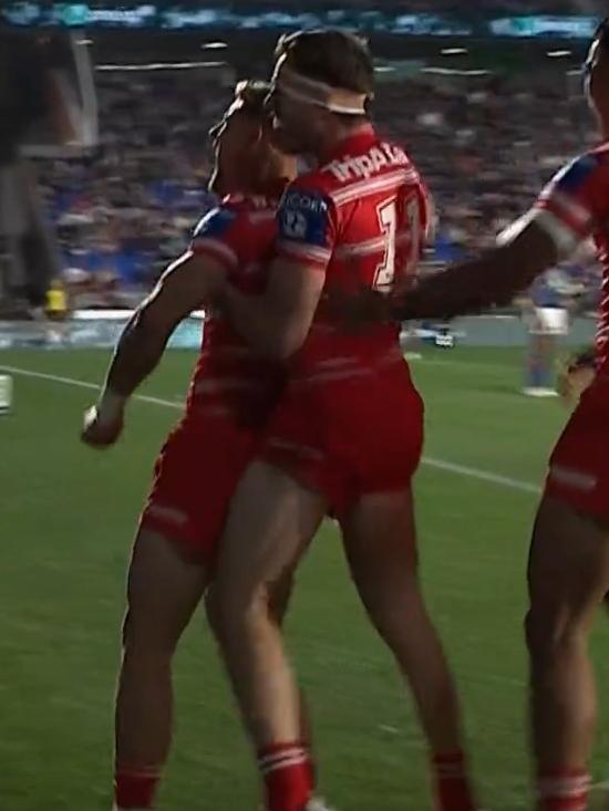 The Dragons thought they had the perfect start. Photo: Fox Sports