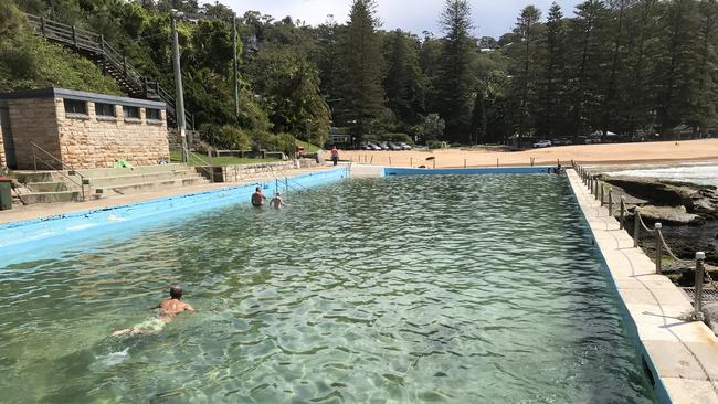 The Palm Beach ocean baths has at least two leaks, a meeting of Northern Beaches Council was told. Picture: Manly Daily