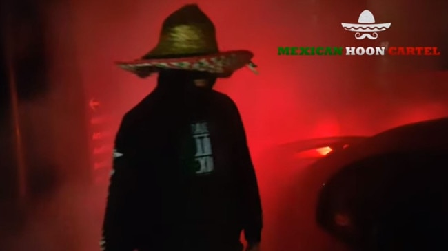 Screenshot from the Mexican Hoon Cartel's video called 'Councillor Hermann Vorster's Easter Special'. Uploaded to YouTube on April 22, 2019.