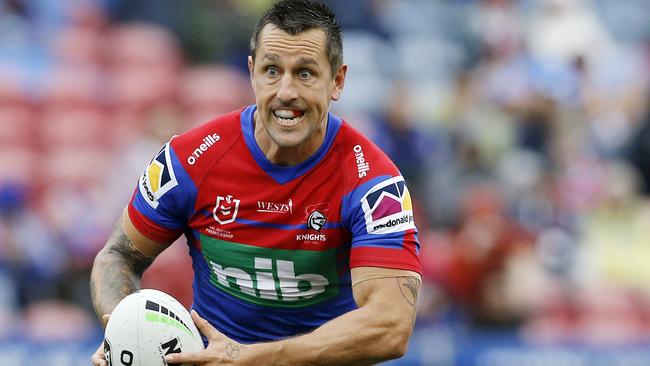 Mitchell Pearce and the Knights gave their fans something to cheer about. Picture: Darren Pateman/AAP