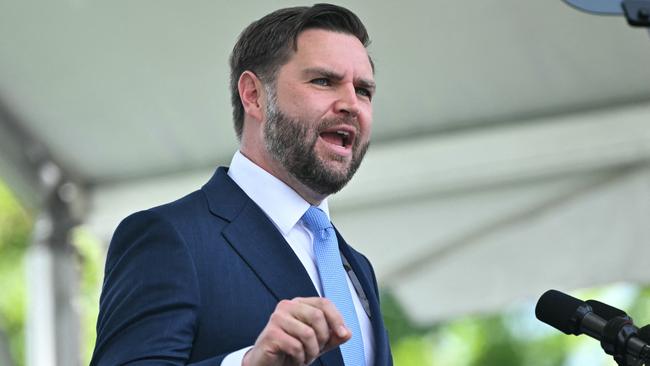 US Vice President JD Vance will attend the inauguration. Picture: AFP