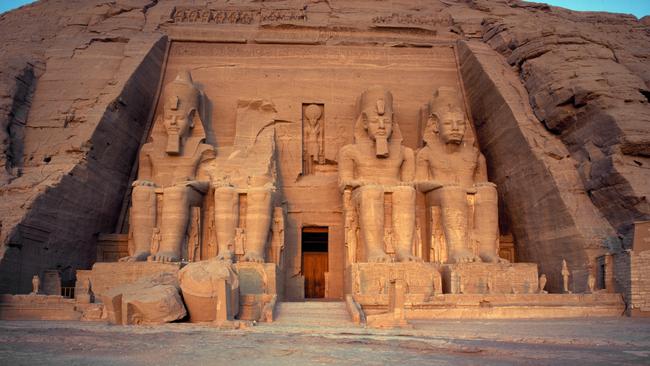 Ramses II’s Temples of Abu Simbel. Picture: Supplied