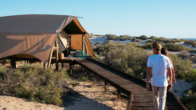 Glamping accommodation at Sal Salis.