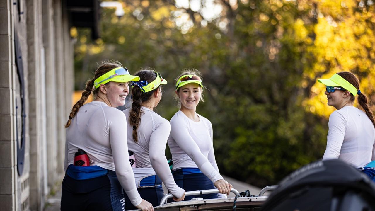 All in a morning's work for the BGGS First VIII crew.