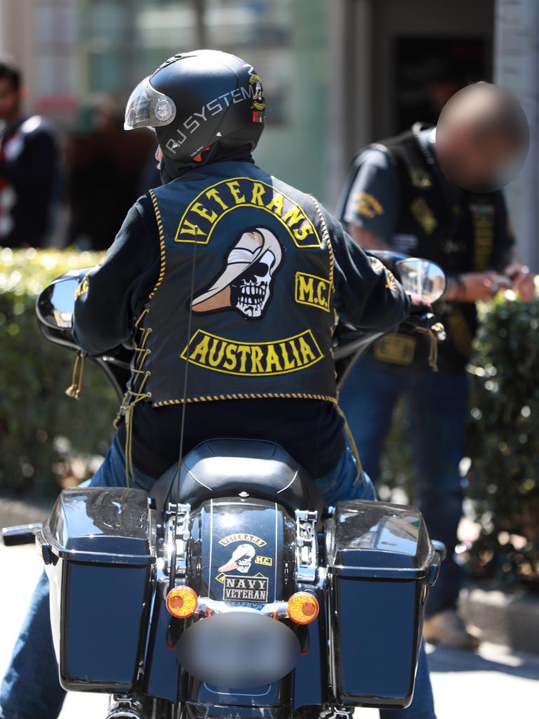 The Veterans Motorcycle Club is well respected as a welfare group helping veterans. Picture: AAP