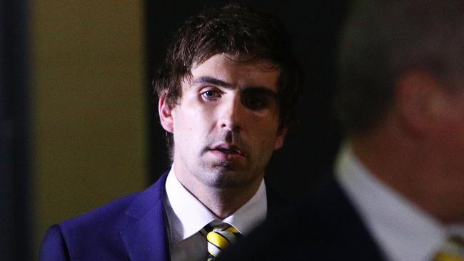 Andrew Gaff has been banned by the AFL Tribunal. Picture: Getty Images