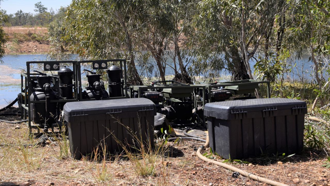 The Marine Rotational Force-Darwin has a lightweight water purification system that filters up to 1500L of freshwater per hour. Picture: Sierra Haigh