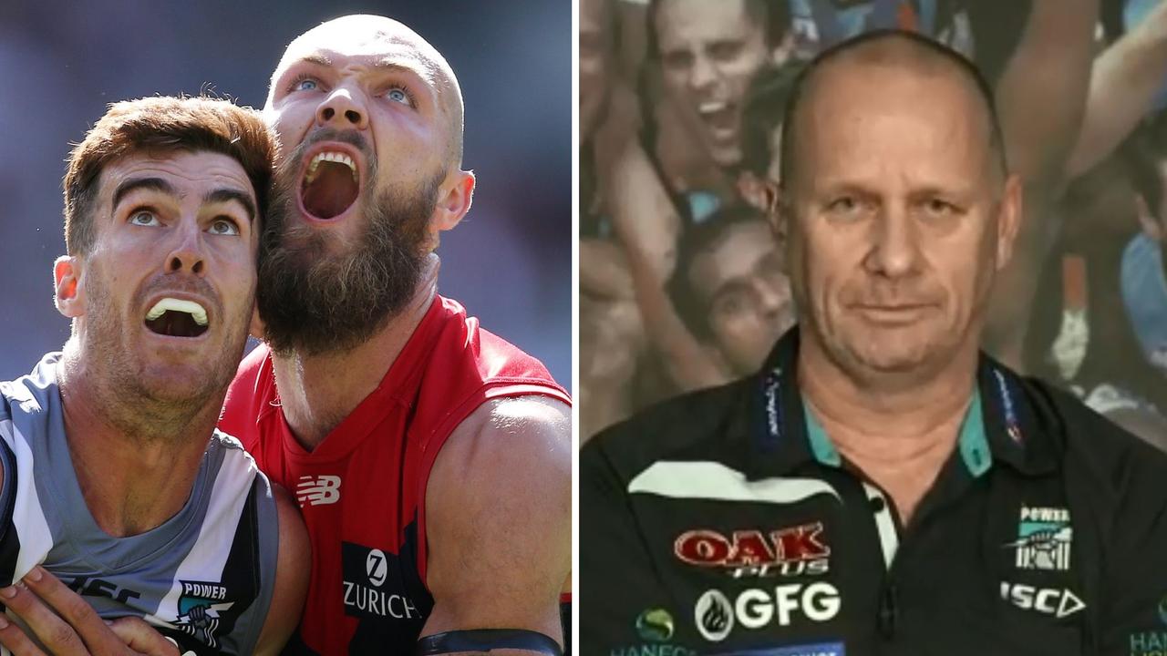 Ken Hinkley admits his side's Round 1 tactics on Max Gawn may have added to the prohibited contact confusion.