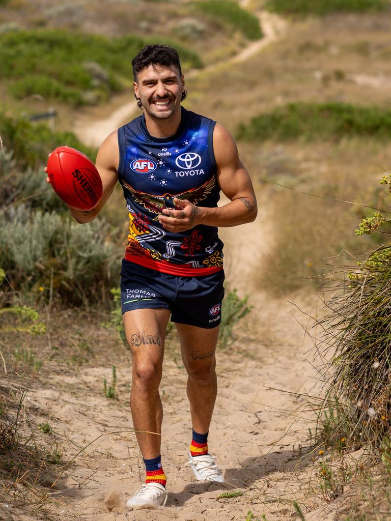 Rankine says he truly feels back home in Adelaide. Picture: Sarah Reed Photography