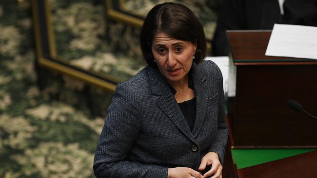 Premier Gladys Berejiklian says the government will rething its cemeteries plan. Picture: AAP Image/Dean Lewins