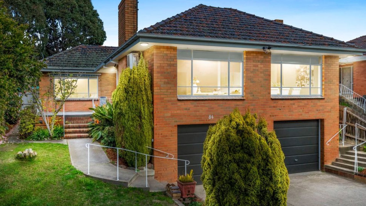 It may seem like a modest facade, but this Malvern East home is the most viewed auction property in the country this week. Picture: Supplied