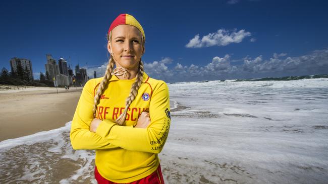 Hundreds of Surf Life Saving Queensland volunteer lifesavers will join Gold Coast City Council lifeguards in the cast of the Opening Ceremony at Carrara Stadium on April 4. Picture: Nigel Hallett.