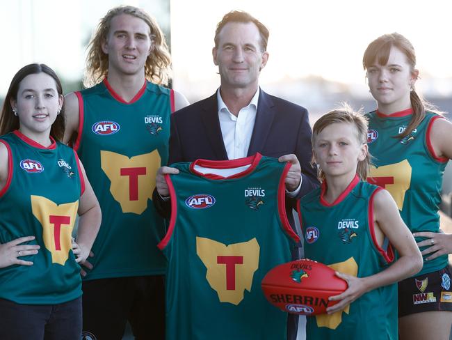 The Devils’ 2028 arrival could shake up the AFL fixture. (Photo by Michael Willson/AFL Photos via Getty Images)