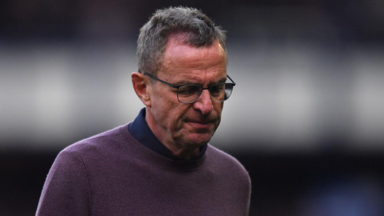 Rangnick has struggled since taking charge at Old Trafford on an interim basis. (Photo by Anthony Devlin / AFP)