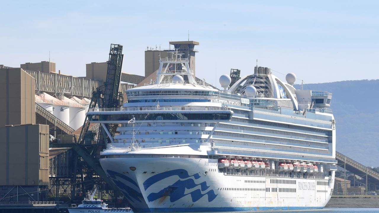 The infamous ship berthed in Port Kembla south of Sydney. Picture: The Australian/Simon Bullard