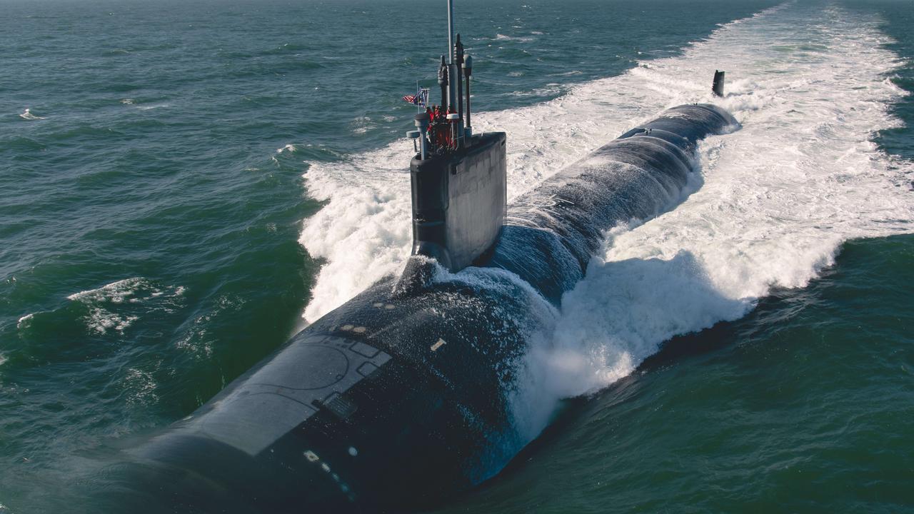 Virginia-class attack submarine Montana is the 10th Virginia-class submarine. Picture: US Navy, HII by Ashley Cowan