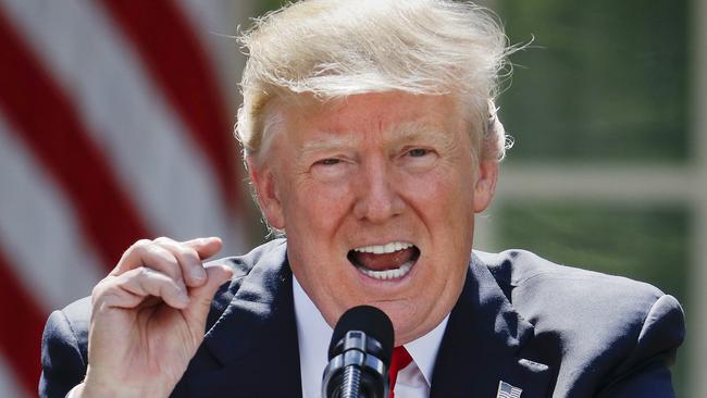 World leaders and celebrities have publicly condemned Trump for his decision to withdraw America from the Paris climate accord. (Pic: AP/Pablo Martinez Monsivais)