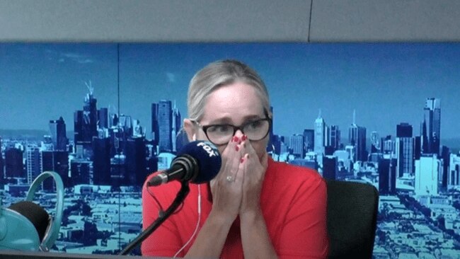 Co-host Fifi listened on in agony as the conversation unfolded. Source: The Fox