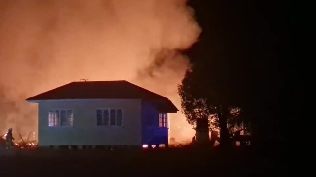 Blaze engulfs Qld's oldest winery