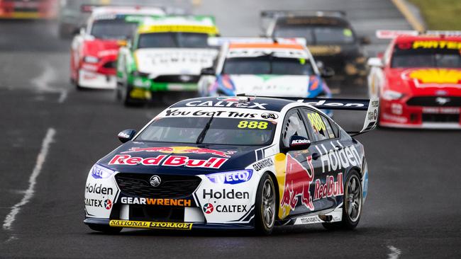 The future of the Red Bull Holden Racing Team, driven here by #888’s Jamie Whincup, is unclear. Picture: Getty