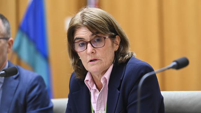 RBA governor Michele Bullock before the Economics, Senate estimates at Parliament House in Canberra. Picture: Martin Ollman/NCA NewsWire