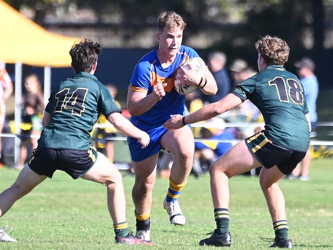 Ashgrove Vs Villanova College AIC First XIII rugby league. Saturday July 22, 2023. Picture, John Gass