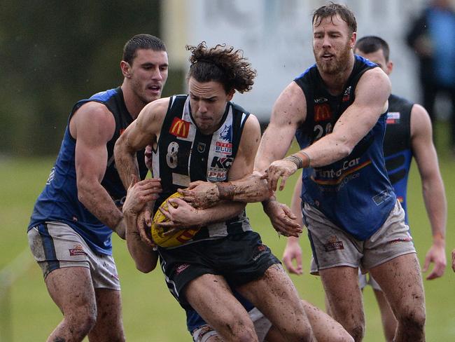 Youngster Griffin Logue made his WAFL debut for Swan Districts this year. Picture: Daniel Wilkins